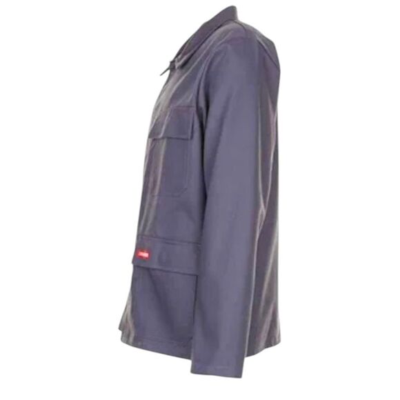 Planam Work Jacket "hot/welding" Grey Men's US 44, XL, Flame-Retardant - Picture 4 of 13